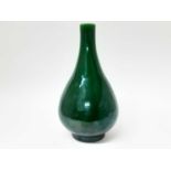 Chinese green crackle glaze vase