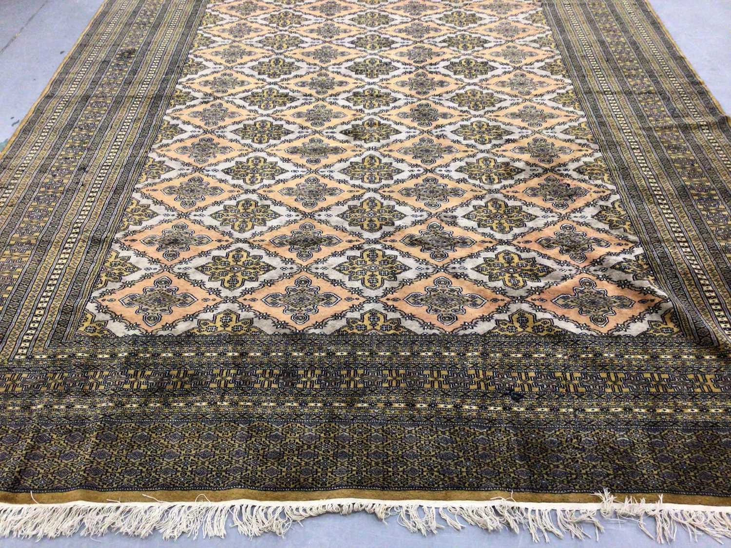 Large Pakistani carpet, purchased from Liberty's of London - Image 3 of 10