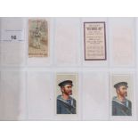 Cigarette cards - W D & H O Wills Ltd (1893) Advertisement Card. Sailor on Deck.
