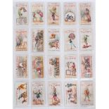 Cigarette cards - Taddy (Unissued) Clowns & Circus Artists. Complete set of 20 cards , together with