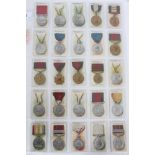 Cigarette cards - Taddy 1912. British Medals & Decorations (Series 2). Complete set of 50.