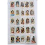 Cigarette cards - Taddy 1899. Natives of the World. Complete set of 25.