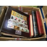 Large collection of British and world first day covers, five stamp albums, and a collection of stamp