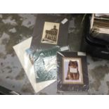 One box of mounted Victorian engraving and prints