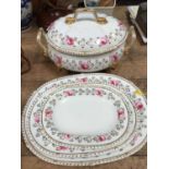 Bloor Derby tureen and cover and dishes