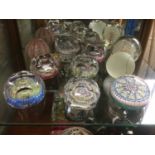 Collection of modern paperweights