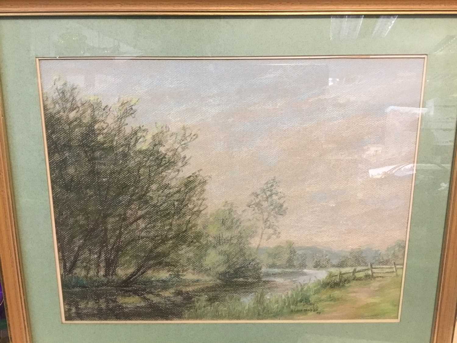 Mid 19th century watercolour in glazed frame- 'Fordham Wood' signed with initials and dated 1855, 16 - Image 4 of 5