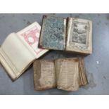 Three antique bibles