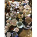 Good collection of lustreware, other ceramics and glass