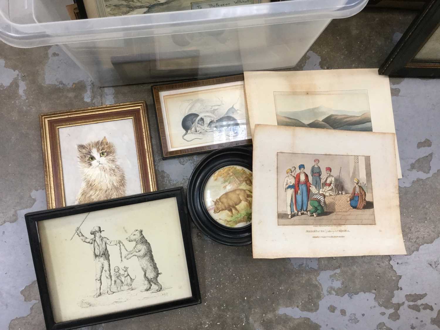 Two boxes of assorted prints and pictures (qty) - Image 2 of 3