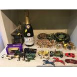 Champagne, Wade ceramics, model cars and sundries
