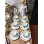 Royal Grafton Valencia pattern six place teaset