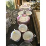 Service of Regency lustre teawares