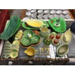 Group of Beswick, Carlton Ware Lettuce and Tomato pattern ceramics and other items