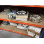 Various collectors plates, including Winnie the Pooh, some boxed