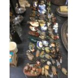 Large collection of duck ornaments
