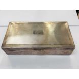 Silver cigarette box