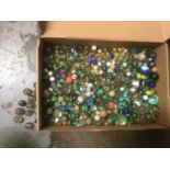 One box of assorted marbles