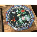 Chinese cloisonne tray