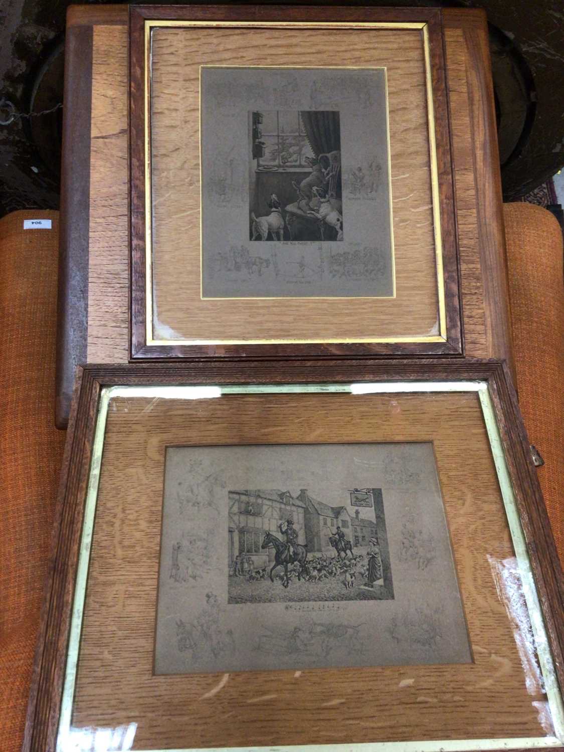 Two signed Frank Paton prints, framed and glazed