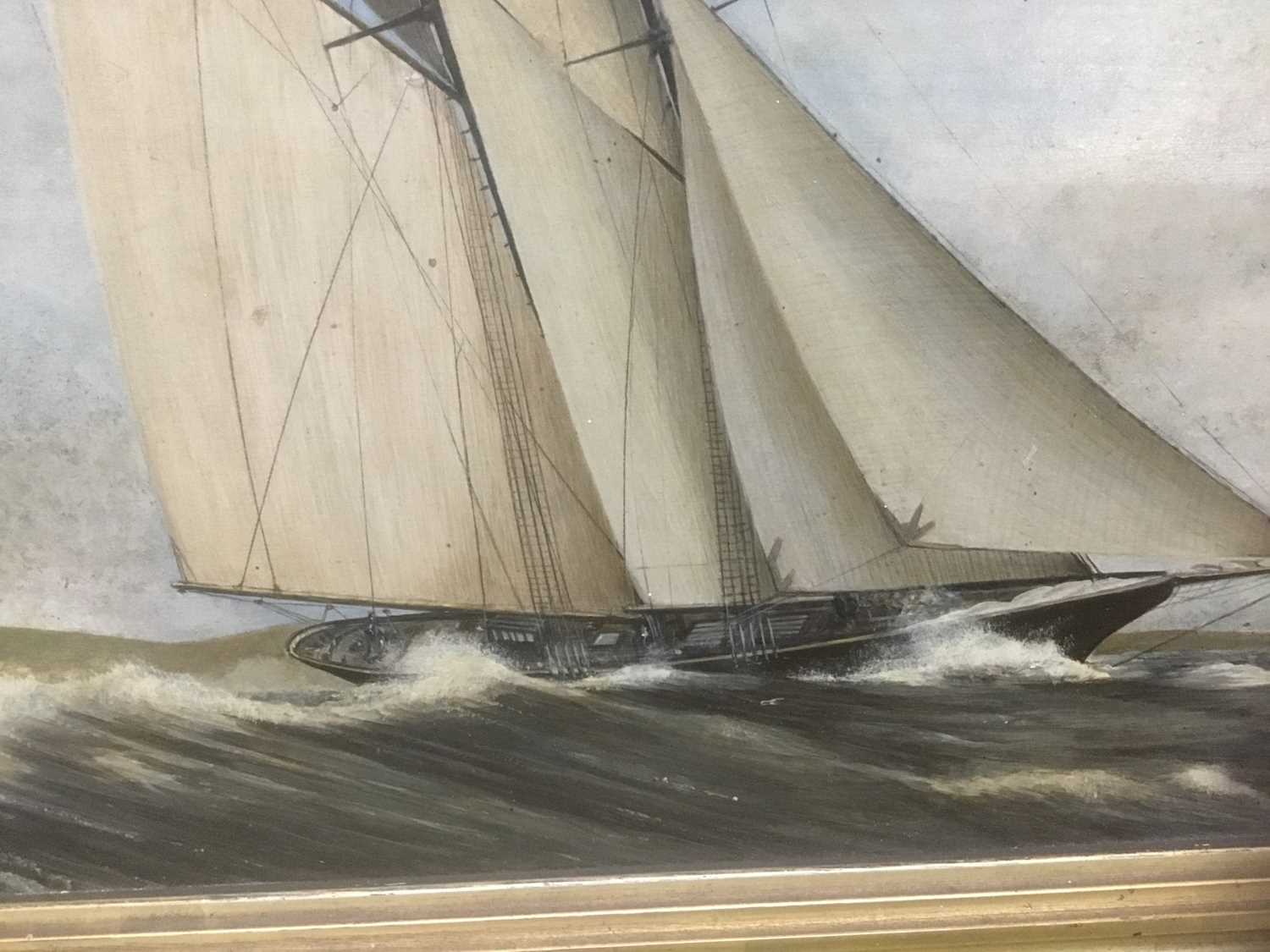 John Holden (20th century), oil on board, marine scene, gilt frame - Image 2 of 6