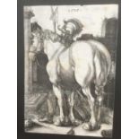 After Albrecht Durer (1471-1528) engraving - The large horse