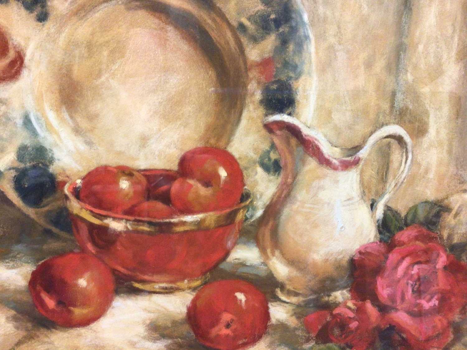 Lynette Singers (20th century) pastel, still life