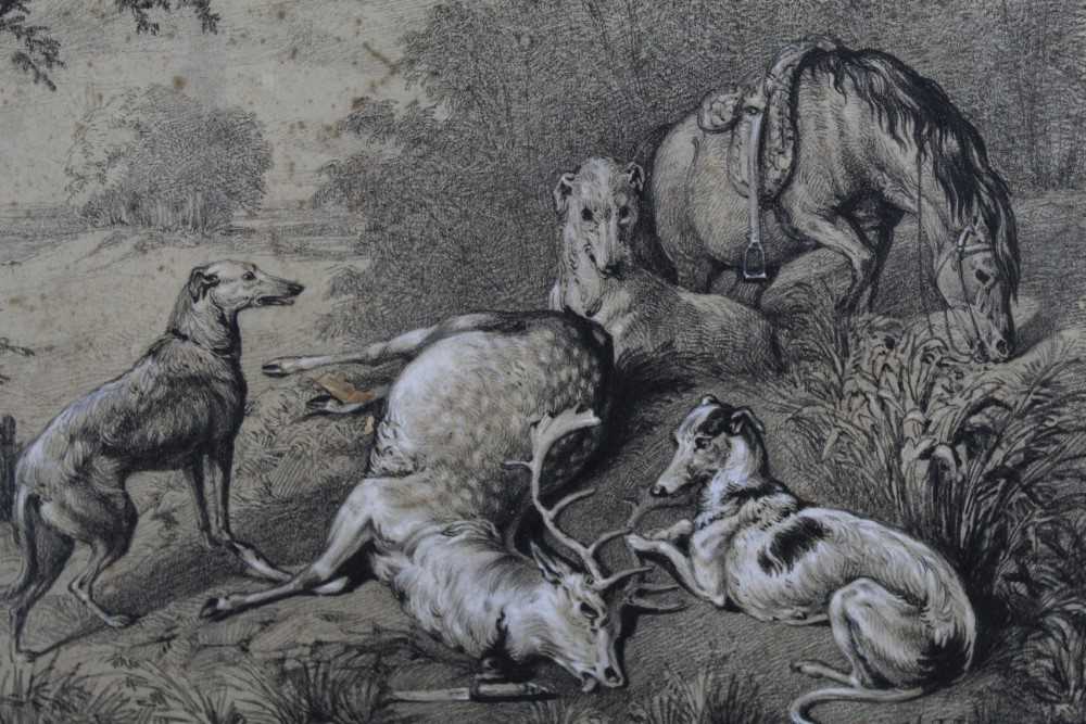 Samuel John Carter, clark and charcoal deer hunt