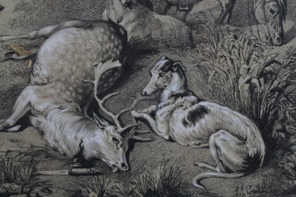 Samuel John Carter, clark and charcoal deer hunt - Image 5 of 9
