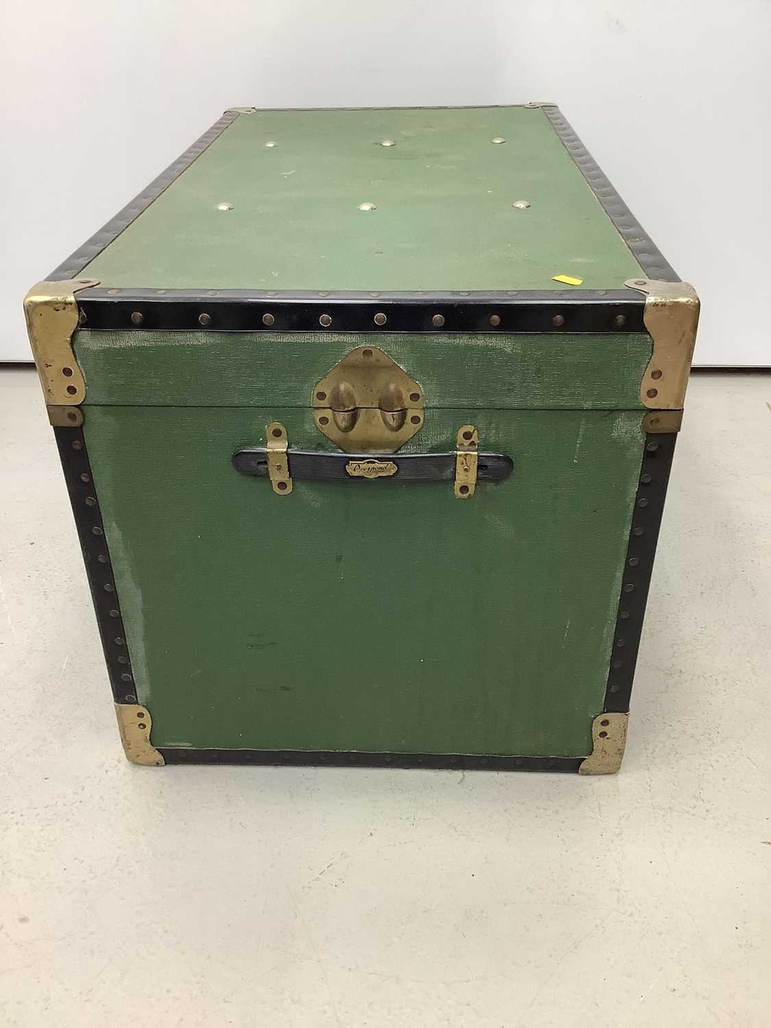 Metal bound trunk, 91cm wide x 51cm deep x 50cm high - Image 2 of 7