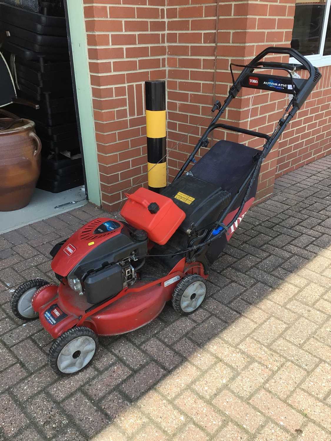 Toro TX - 159 petrol lawn mower with grass box