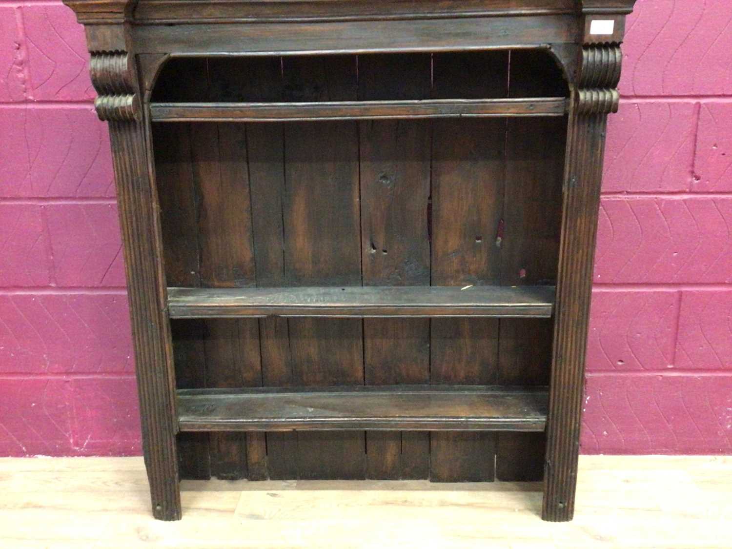 Antique stained pine dresser top - Image 5 of 5