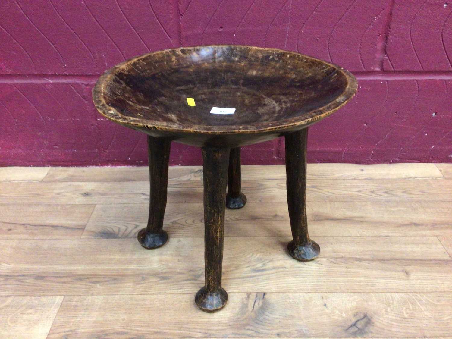 African stool on four legs