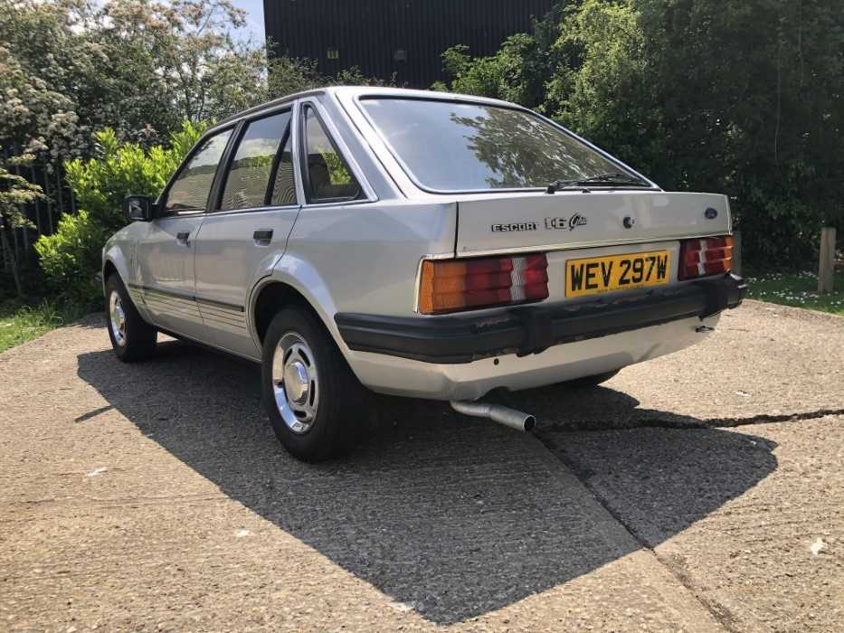 Formerly the property of H.R.H. Diana Princess of Wales - 1981 Ford Escort 1.6 Ghia, Registration WE - Image 21 of 35