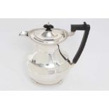 Silver hot water jug