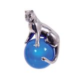 Cartier Leopard on Ball figure in box