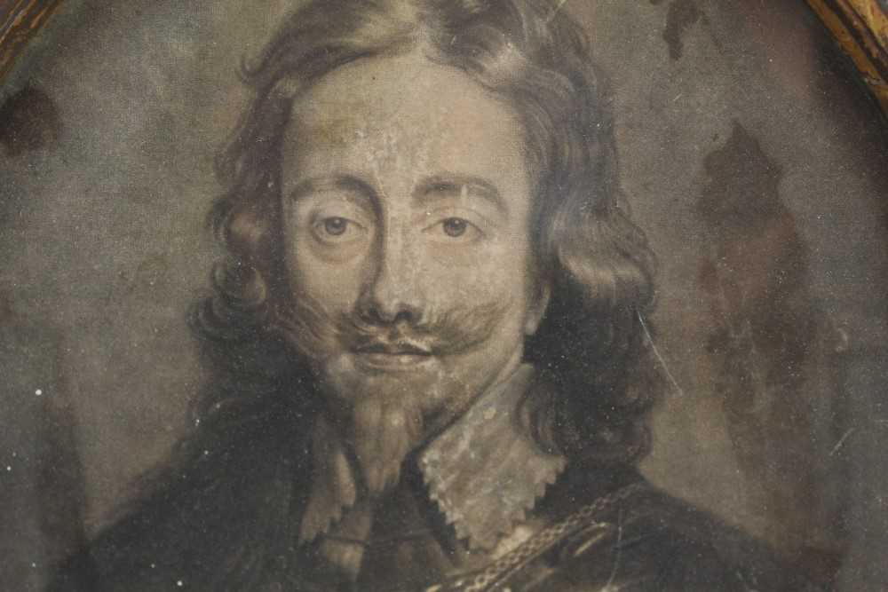 Framed engraving of Charles I - Image 4 of 10