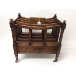 Regency mahogany canterbury