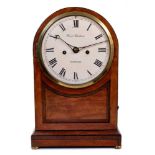 Early 19th century satinwood bracket clock by Robotham, c1800