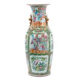 Large Chinese famille rose vase