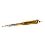 Rare Victorian gold mounted novelty General Gordon commemorative bullet propelling pencil by Mappin