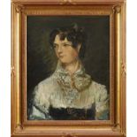 After John Constable (1776-1837), a 20th century oil on canvas - portrait of Maria Bicknell