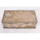 Silver cigarette box