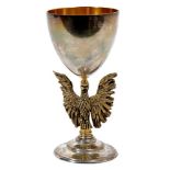 Limited edition silver goblet, commemorating the 300th anniversary St Paul's foundation stone