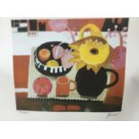 *Mary Fedden (1915-2012) signed limited edition print, 'The Orange Mug', 1996, No. 507 / 550, publis