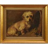 Samuel Fulton (1855-1941), oil on canvas - A Dandie Dinmont