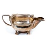 George III silver milk jug