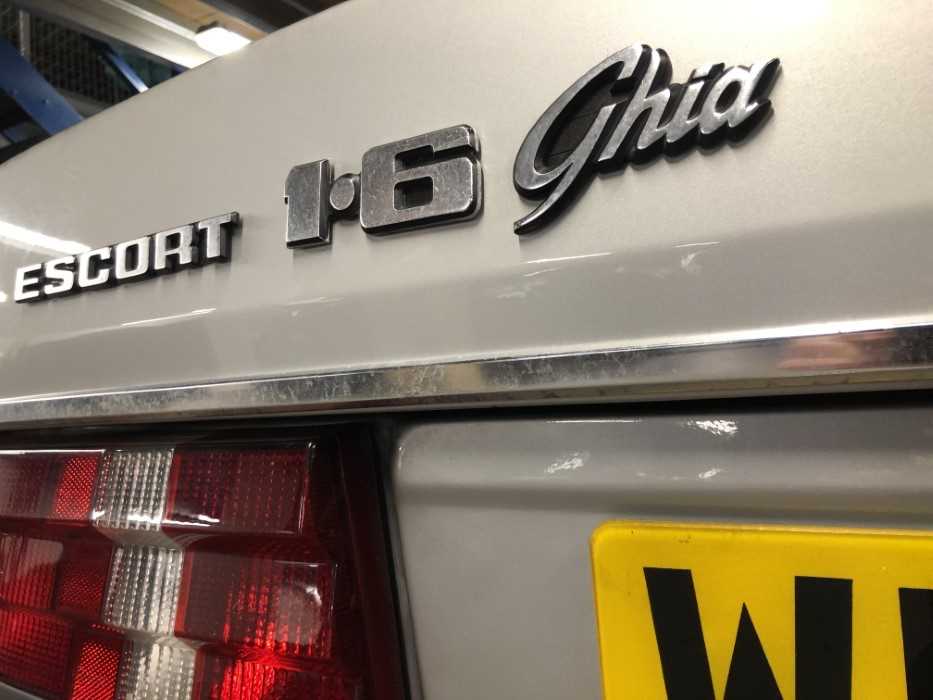 Formerly the property of H.R.H. Diana Princess of Wales - 1981 Ford Escort 1.6 Ghia, Registration WE - Image 34 of 35