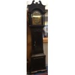 Large 19th century longcase clock, with 8 day quarter striking movement