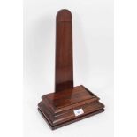 19th century rosewood charger stand